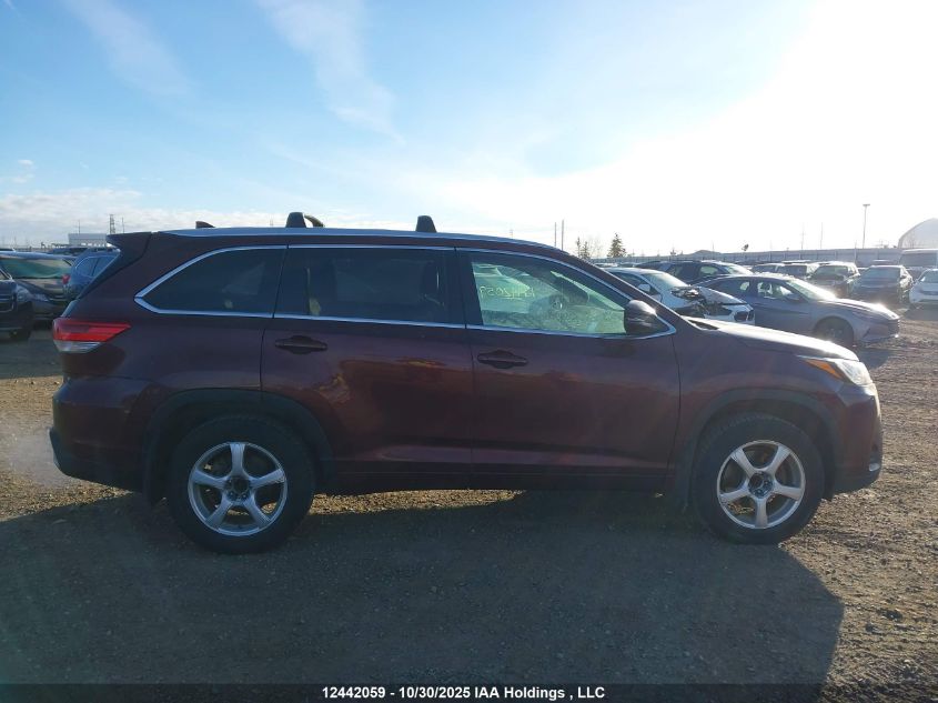 2017 Toyota Highlander Se/Xle VIN: 5TDJZRFH2HS455226 Lot: 12442059