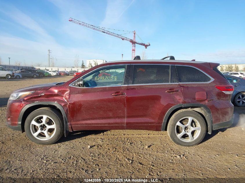 2017 Toyota Highlander Se/Xle VIN: 5TDJZRFH2HS455226 Lot: 12442059