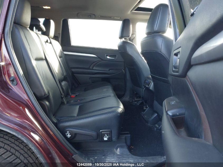 2017 Toyota Highlander Se/Xle VIN: 5TDJZRFH2HS455226 Lot: 12442059