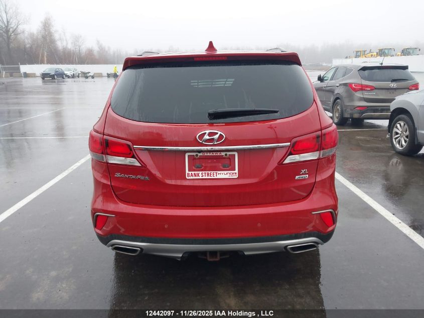 2017 Hyundai Santa Fe Se/Limited VIN: KM8SNDHF1HU237493 Lot: 12442097