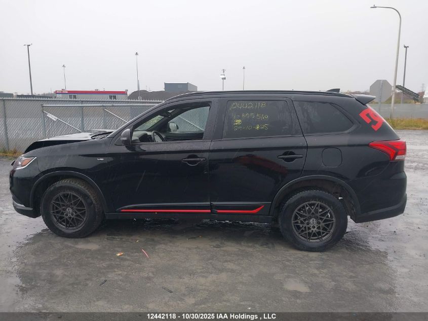 2019 Mitsubishi Outlander VIN: JA4JZ3AX4KZ605560 Lot: 12442118