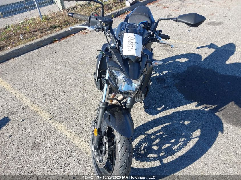 2017 Kawasaki Er650 G VIN: JKAEREG17HDA00652 Lot: 12442119