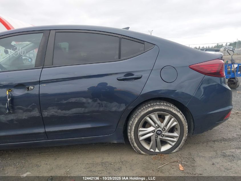 2020 Hyundai Elantra Preferred With Sun And Safety Package Auto Ivt VIN: KMHD84LF1LU073579 Lot: 12442136