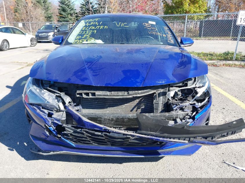 2023 Hyundai Elantra VIN: KMHLM4AG5PU613329 Lot: 12442141
