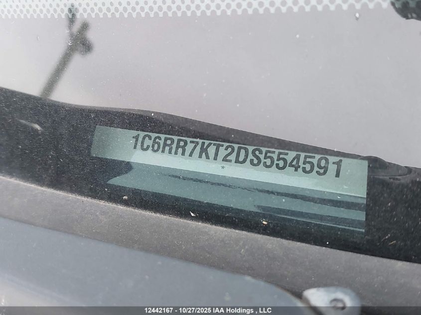 2013 Ram 1500 St VIN: 1C6RR7KT2DS554591 Lot: 12442167