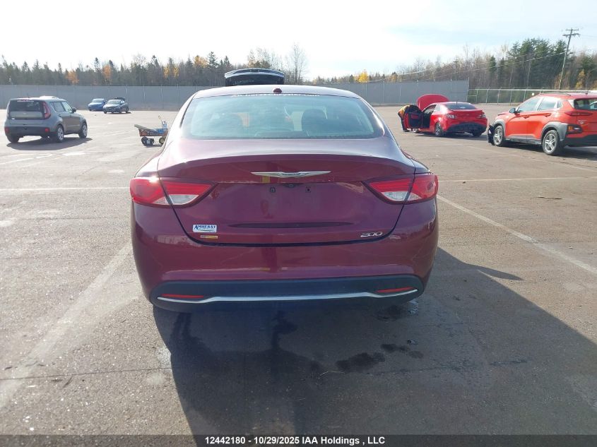 2016 Chrysler 200 Limited VIN: 1C3CCCAB6GN180723 Lot: 12442180