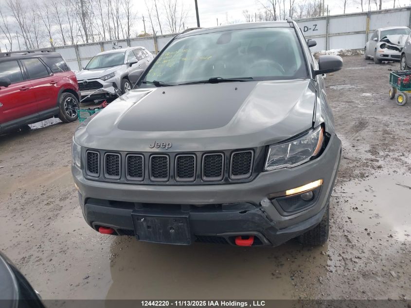 2019 Jeep Compass Trailhawk VIN: 3C4NJDDB5KT761408 Lot: 12442220