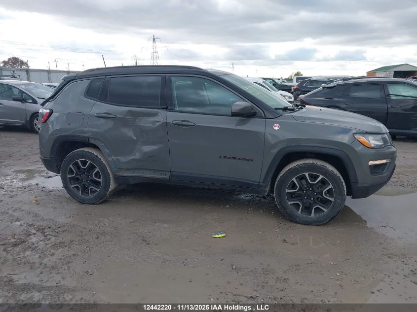 2019 Jeep Compass Trailhawk VIN: 3C4NJDDB5KT761408 Lot: 12442220
