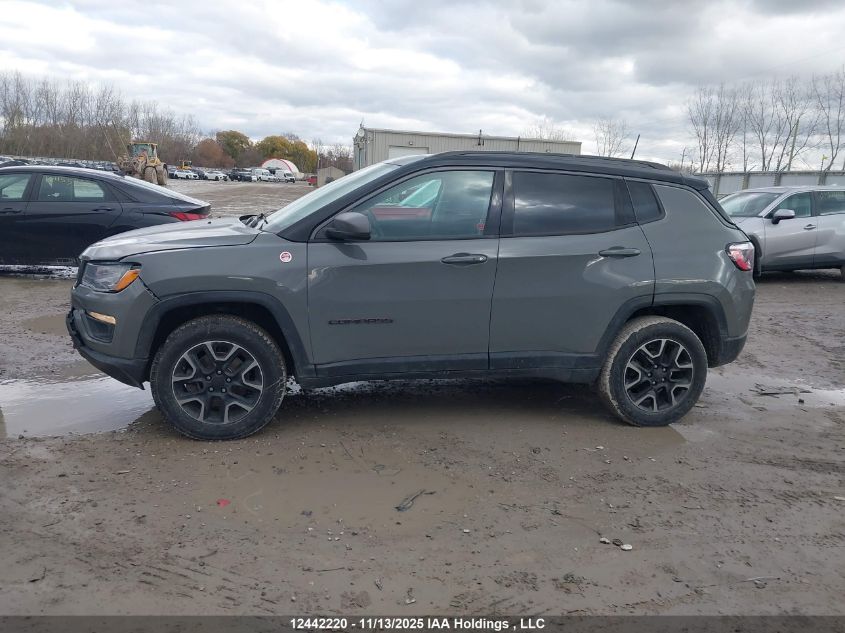 2019 Jeep Compass Trailhawk VIN: 3C4NJDDB5KT761408 Lot: 12442220