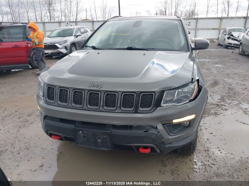 2019 Jeep Compass Trailhawk VIN: 3C4NJDDB5KT761408 Lot: 12442220