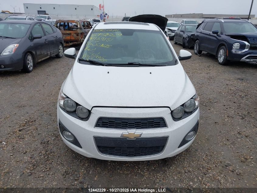 2016 Chevrolet Sonic Lt VIN: 1G1JC6SB5G4129151 Lot: 12442229