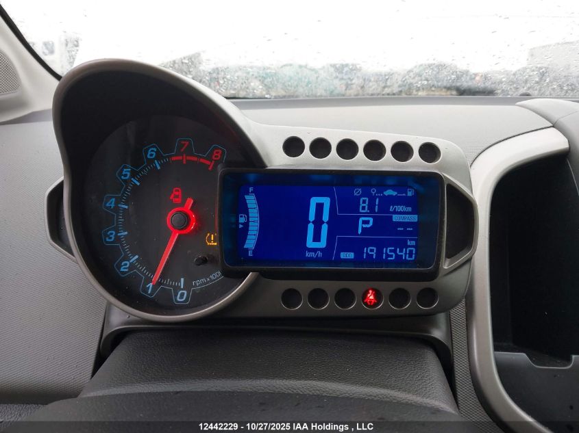 2016 Chevrolet Sonic Lt VIN: 1G1JC6SB5G4129151 Lot: 12442229