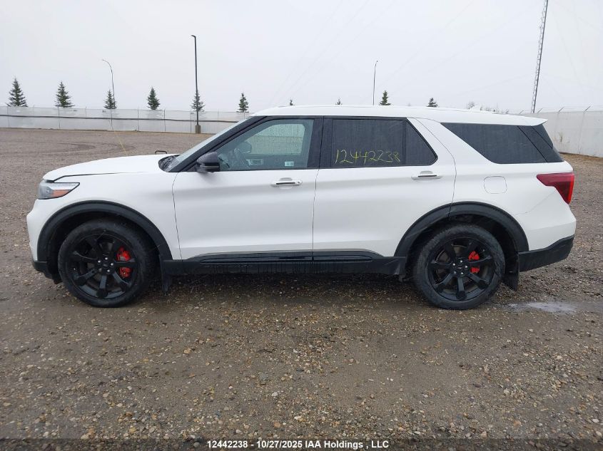 2022 Ford Explorer St VIN: 1FM5K8GC8NGA03480 Lot: 12442238