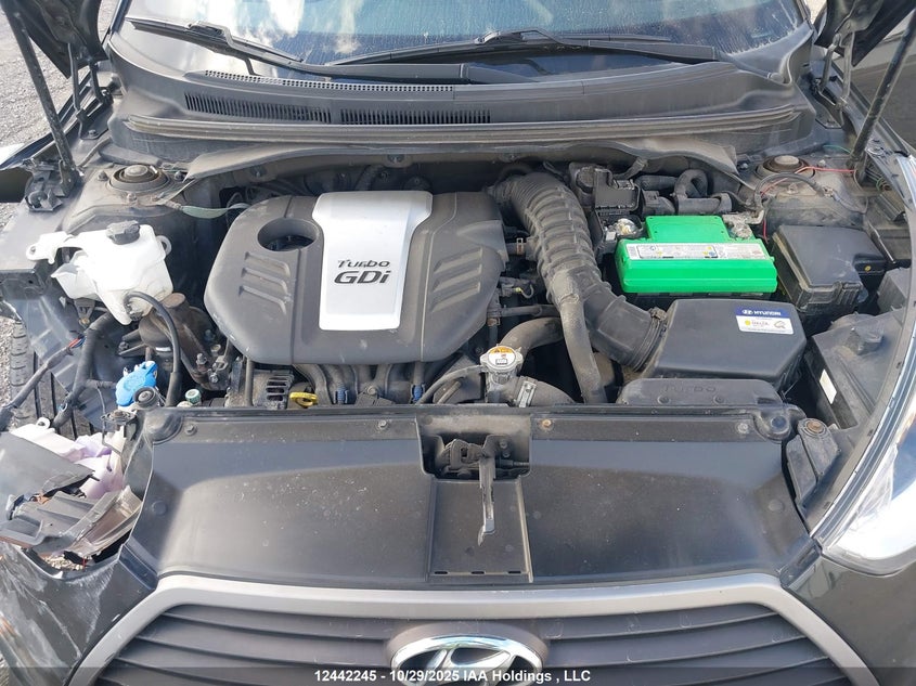 2016 Hyundai Veloster Turbo VIN: KMHTC6AE2GU283713 Lot: 12442245