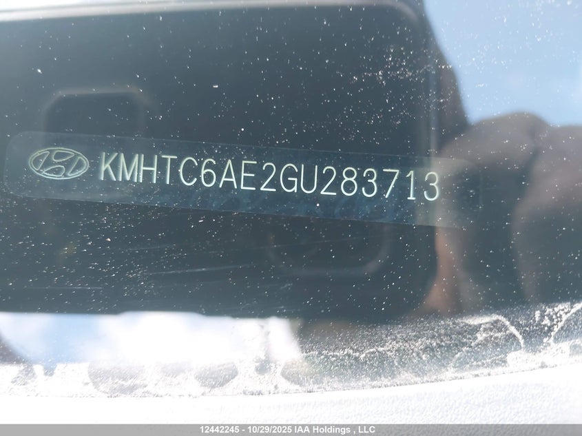 2016 Hyundai Veloster Turbo VIN: KMHTC6AE2GU283713 Lot: 12442245