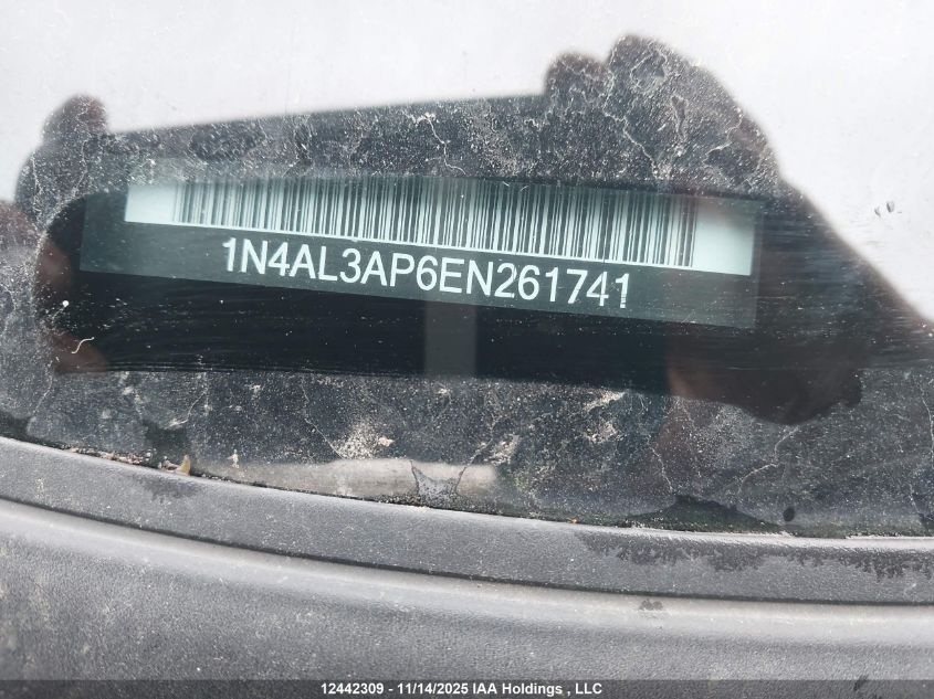 2014 Nissan Altima 2.5/S/Sv/Sl VIN: 1N4AL3AP6EN261741 Lot: 12442309