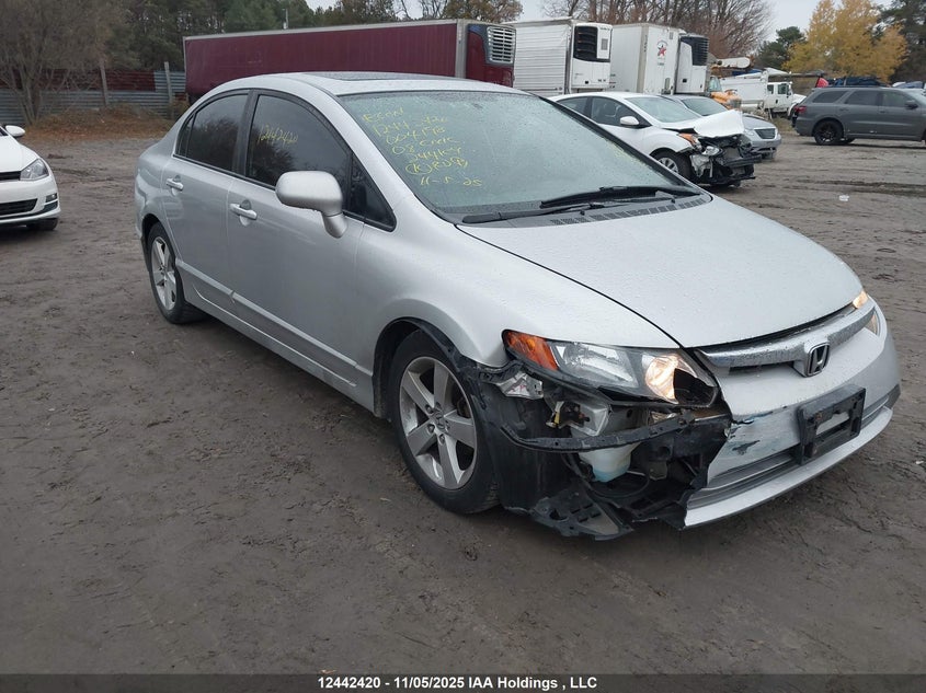 1HGFA16828L004198 2008 Honda Civic Ex auction photo 1