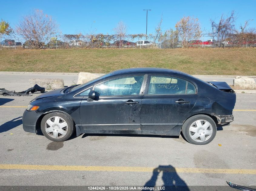 2010 Honda Civic VIN: 2HGFA1E47AH008555 Lot: 12442426