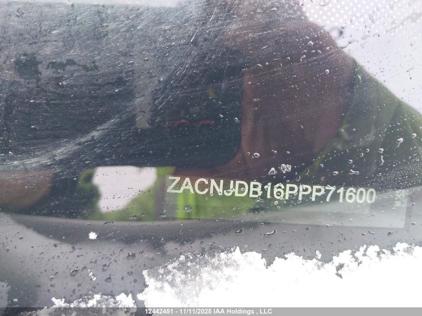 2023 Jeep Renegade Latitude VIN: ZACNJDB16PPP71600 Lot: 12442451