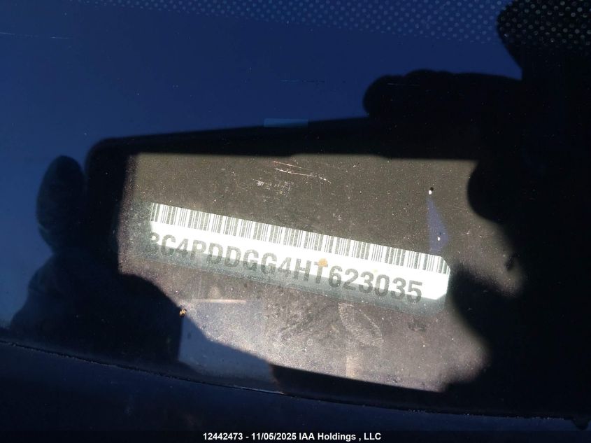 2017 Dodge Journey Crossroad VIN: 3C4PDDGG4HT623035 Lot: 12442473