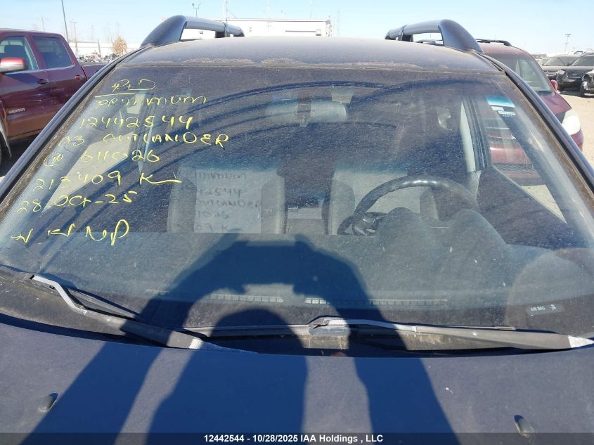 2003 Mitsubishi Outlander Ls VIN: JA4LZ31G43U611026 Lot: 12442544