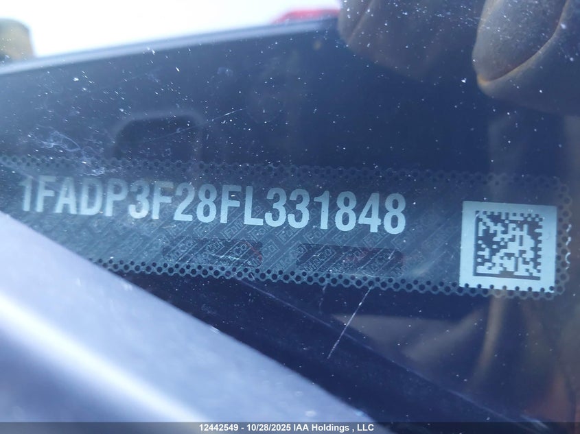 1FADP3F28FL331848 2015 FORD FOCUS photo no. 9