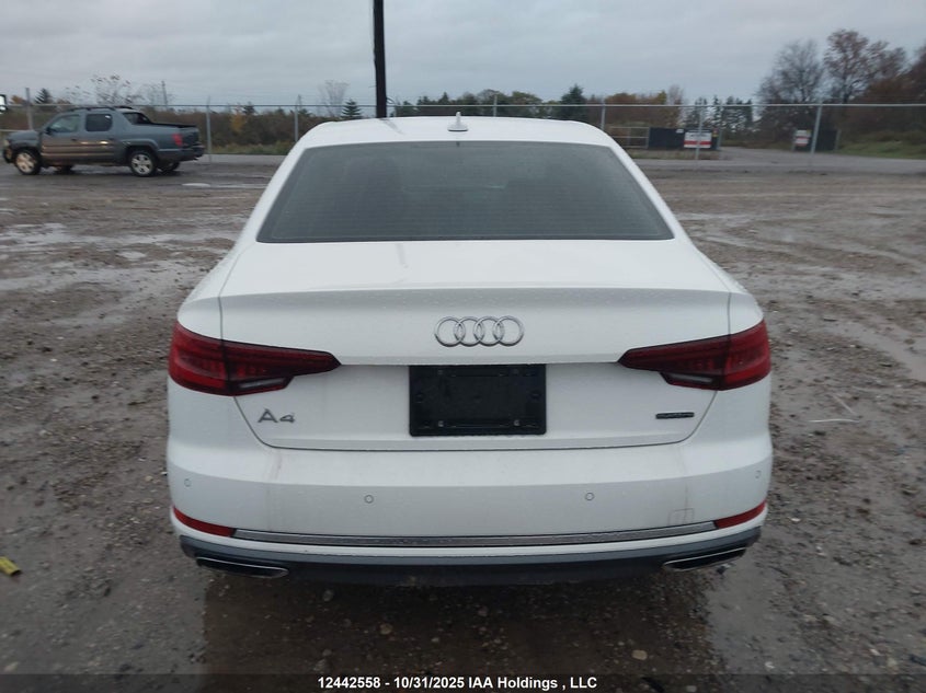 2019 Audi A4 45 Komfort VIN: WAUANAF42KN020503 Lot: 12442558