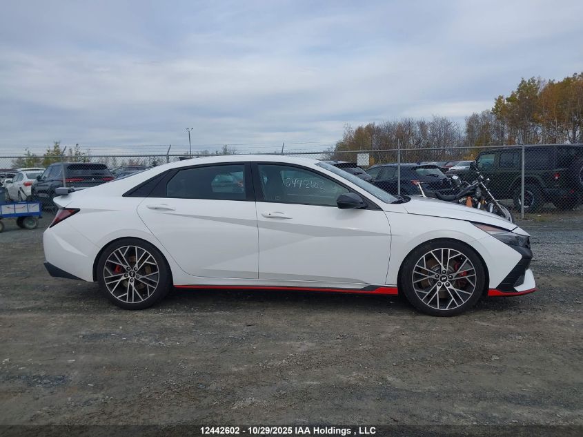 2023 Hyundai Elantra N Dct VIN: KMHLW4AK8PU017078 Lot: 12442602