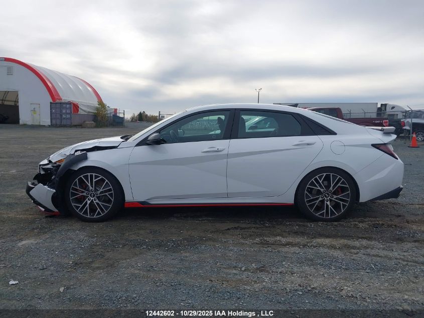 2023 Hyundai Elantra N Dct VIN: KMHLW4AK8PU017078 Lot: 12442602