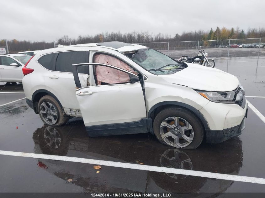 2017 Honda Cr-V Ex VIN: 2HKRW2H57HH124279 Lot: 12442614