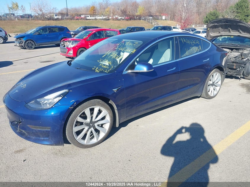 5YJ3E1EA9LF790149 2020 TESLA MODEL 3 photo no. 2