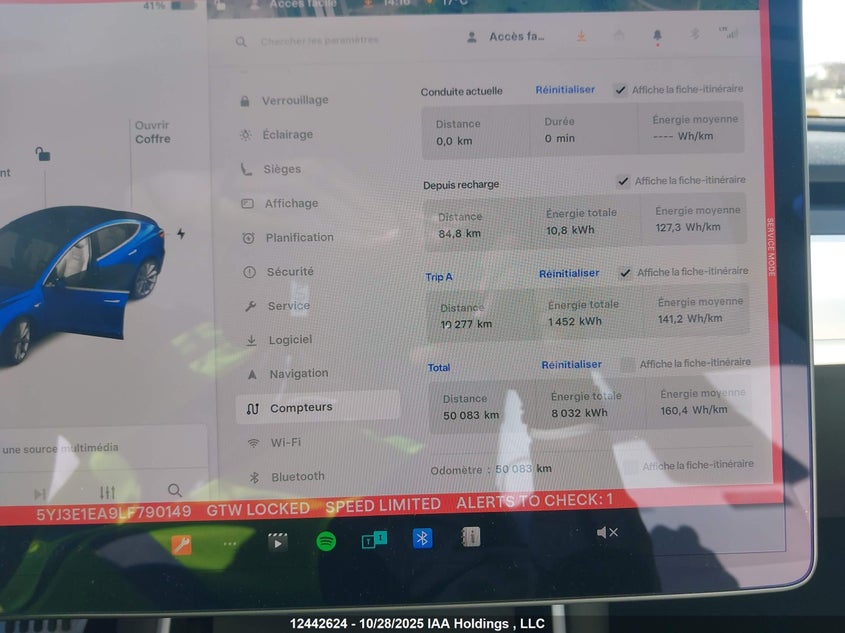 2020 Tesla Model 3 Standard Range Plus VIN: 5YJ3E1EA9LF790149 Lot: 12442624