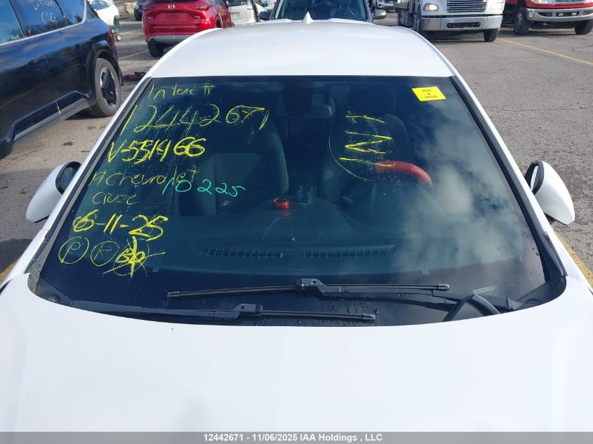 2019 Chevrolet Cruze VIN: 3G1BE6SM2KS551466 Lot: 12442671