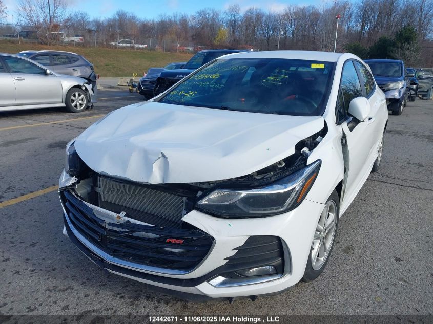 2019 Chevrolet Cruze VIN: 3G1BE6SM2KS551466 Lot: 12442671