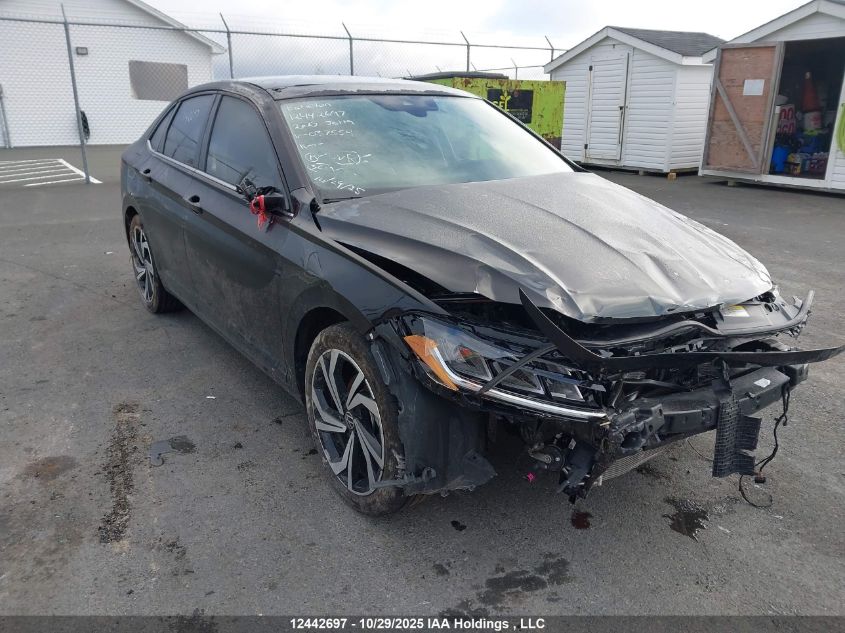 2025 Volkswagen Jetta Sel VIN: 3VWGX7BU6SM037554 Lot: 12442697