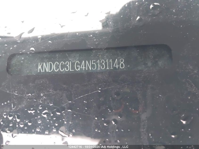 2022 Kia Niro S/Ex VIN: KNDCC3LG4N5131148 Lot: 12442716