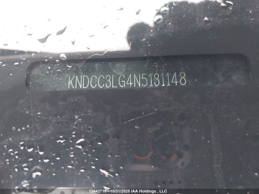 2022 Kia Niro S/Ex VIN: KNDCC3LG4N5131148 Lot: 12442716