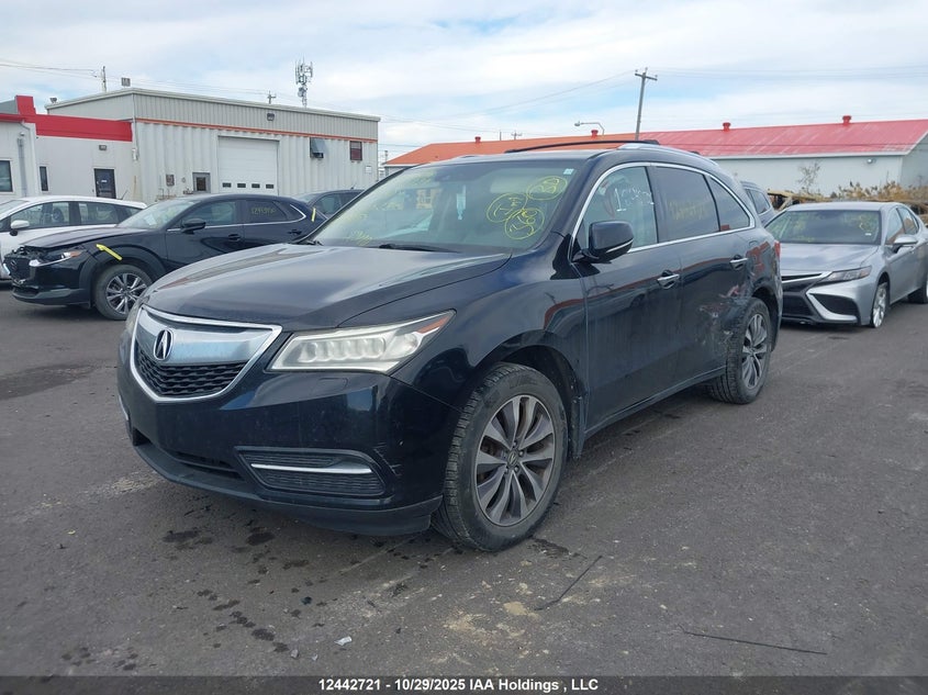 5FRYD4H41EB506028 2014 ACURA MDX photo no. 2