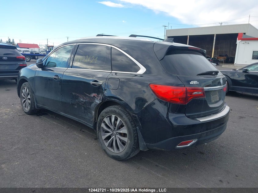 5FRYD4H41EB506028 2014 ACURA MDX photo no. 3