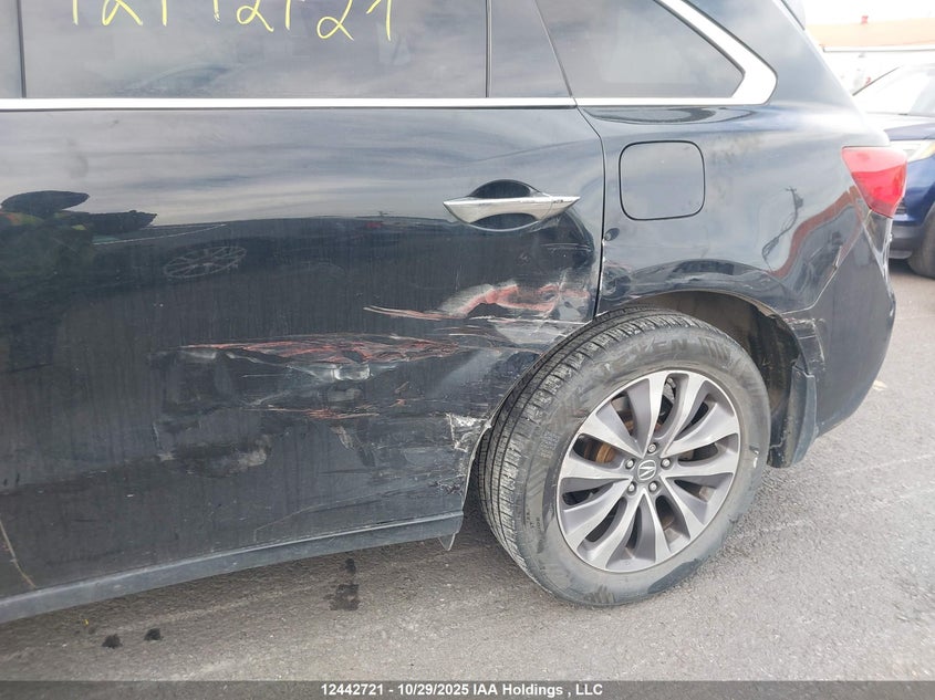 2014 Acura Mdx Technology VIN: 5FRYD4H41EB506028 Lot: 12442721