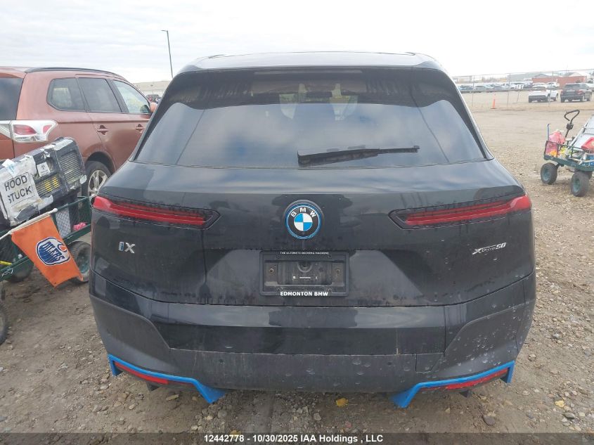 2024 BMW Ix xDrive50 VIN: WB523CF01RCR10756 Lot: 12442778