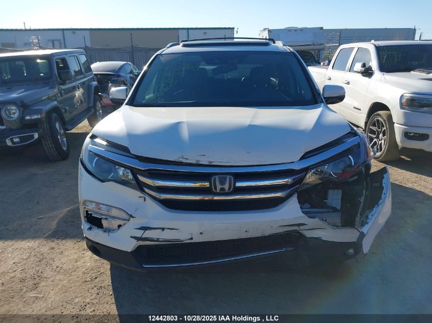 2018 Honda Pilot Touring VIN: 5FNYF6H92JB502521 Lot: 12442803