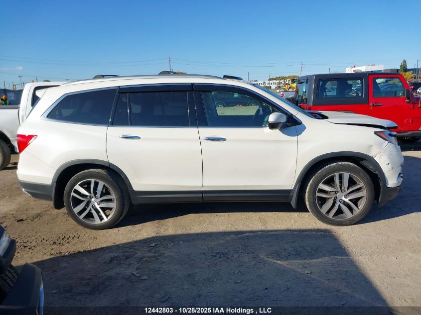 2018 Honda Pilot Touring VIN: 5FNYF6H92JB502521 Lot: 12442803