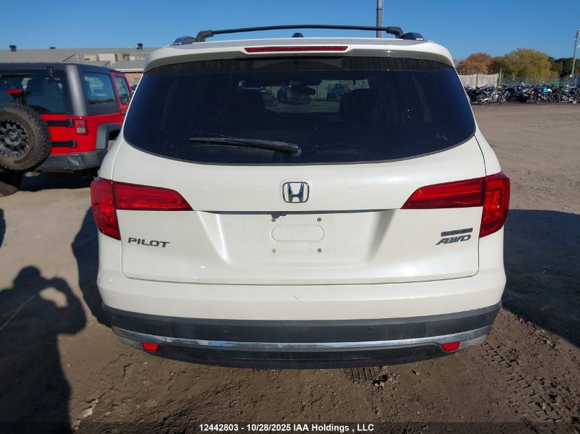 2018 Honda Pilot Touring VIN: 5FNYF6H92JB502521 Lot: 12442803