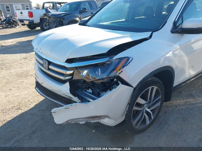 2018 Honda Pilot Touring VIN: 5FNYF6H92JB502521 Lot: 12442803