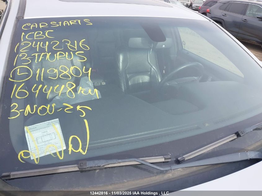 2013 Ford Taurus Sel VIN: 1FAHP2H89DG119804 Lot: 12442816