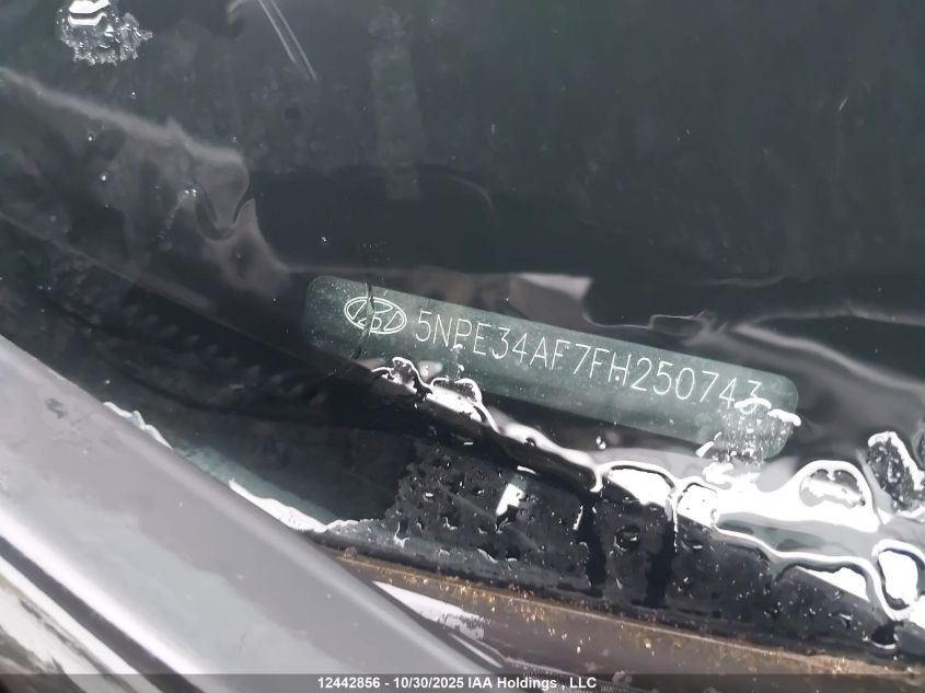 2015 Hyundai Sonata Sport/Limited VIN: 5NPE34AF7FH250743 Lot: 12442856