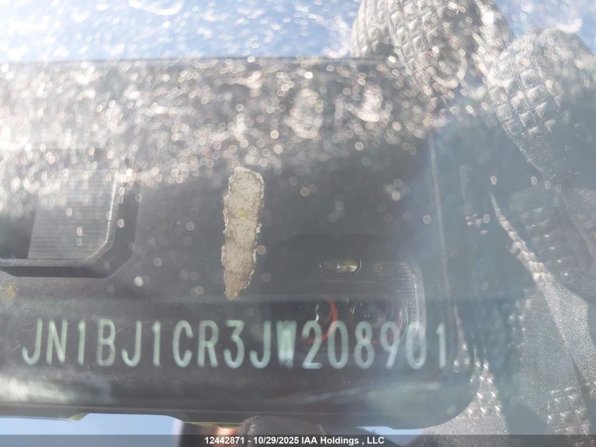 2018 Nissan Qashqai Sv VIN: JN1BJ1CR3JW208901 Lot: 12442871