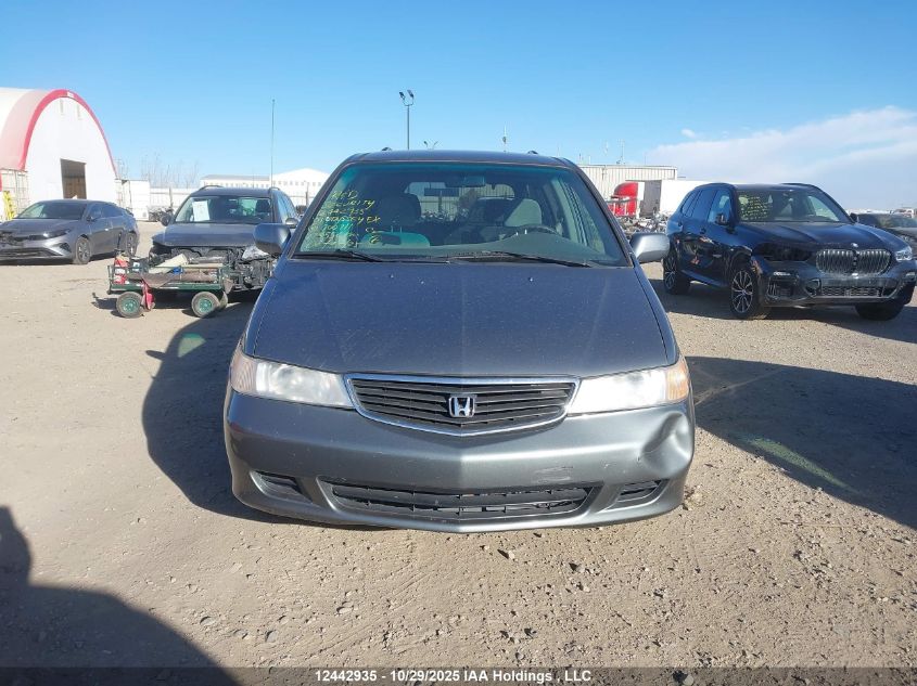 2001 Honda Odyssey Ex VIN: 2HKRL18671H000711 Lot: 12442935