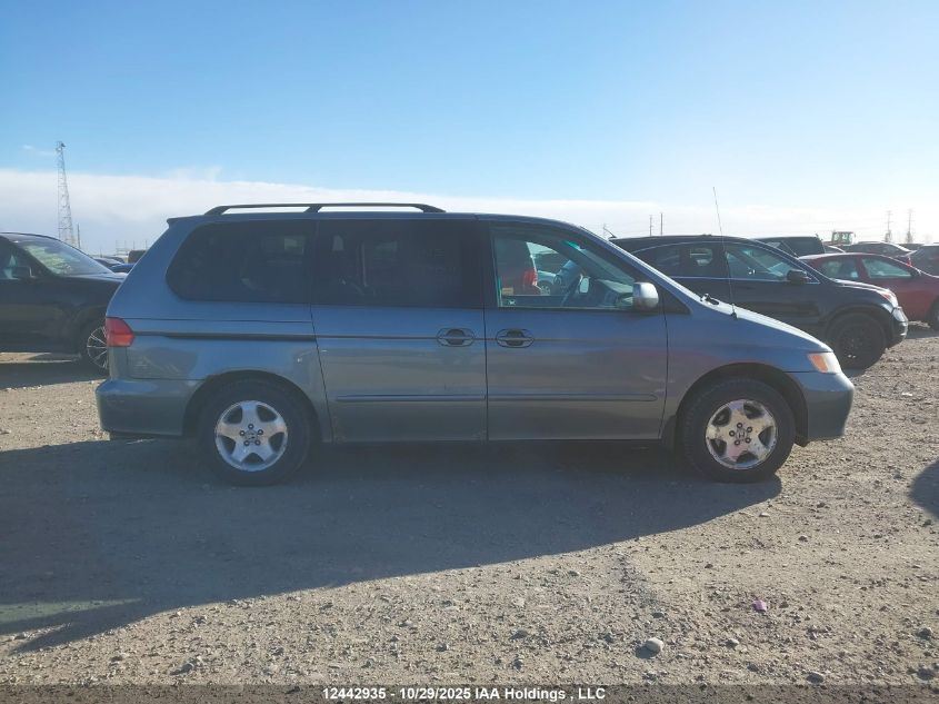 2001 Honda Odyssey Ex VIN: 2HKRL18671H000711 Lot: 12442935